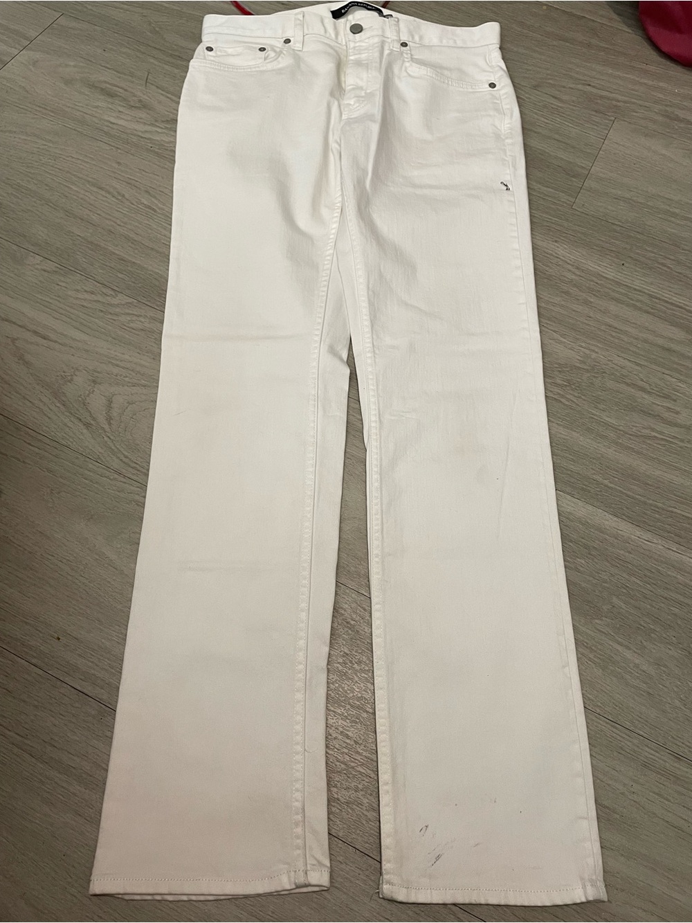 Banana Republic White Men's Straight Jeans